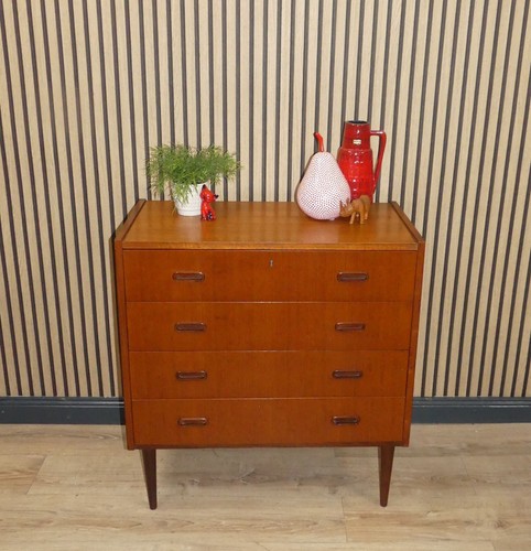 60er jahre teak breite kommode - 60er,