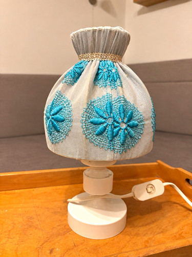 Vintage nachttischlampe - vintage,