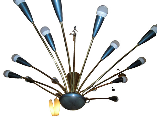 50er 60er jahre deckenlampe - jahre,