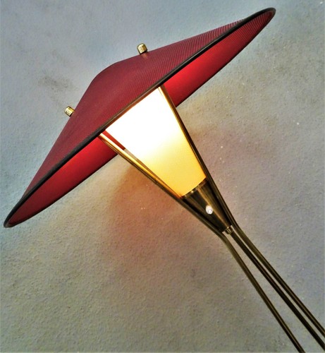 50er tripod stehlampe - stehlampe, retro